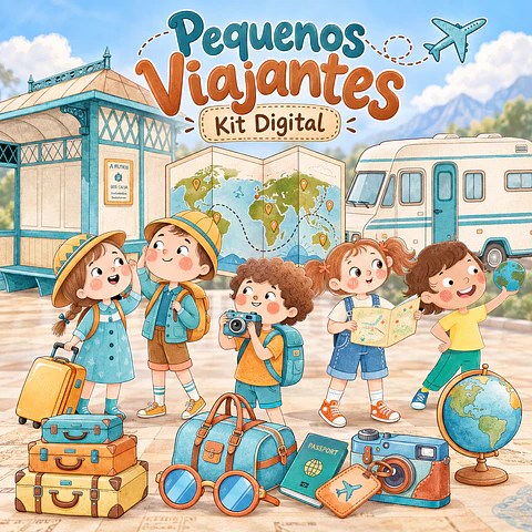 Pequenos Viajantes - Kit Digital