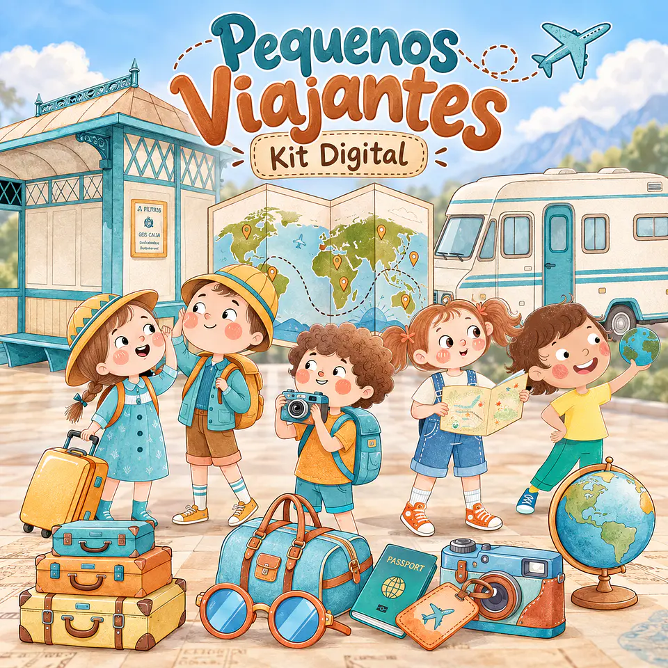 Pequenos Viajantes - Kit Digital 1