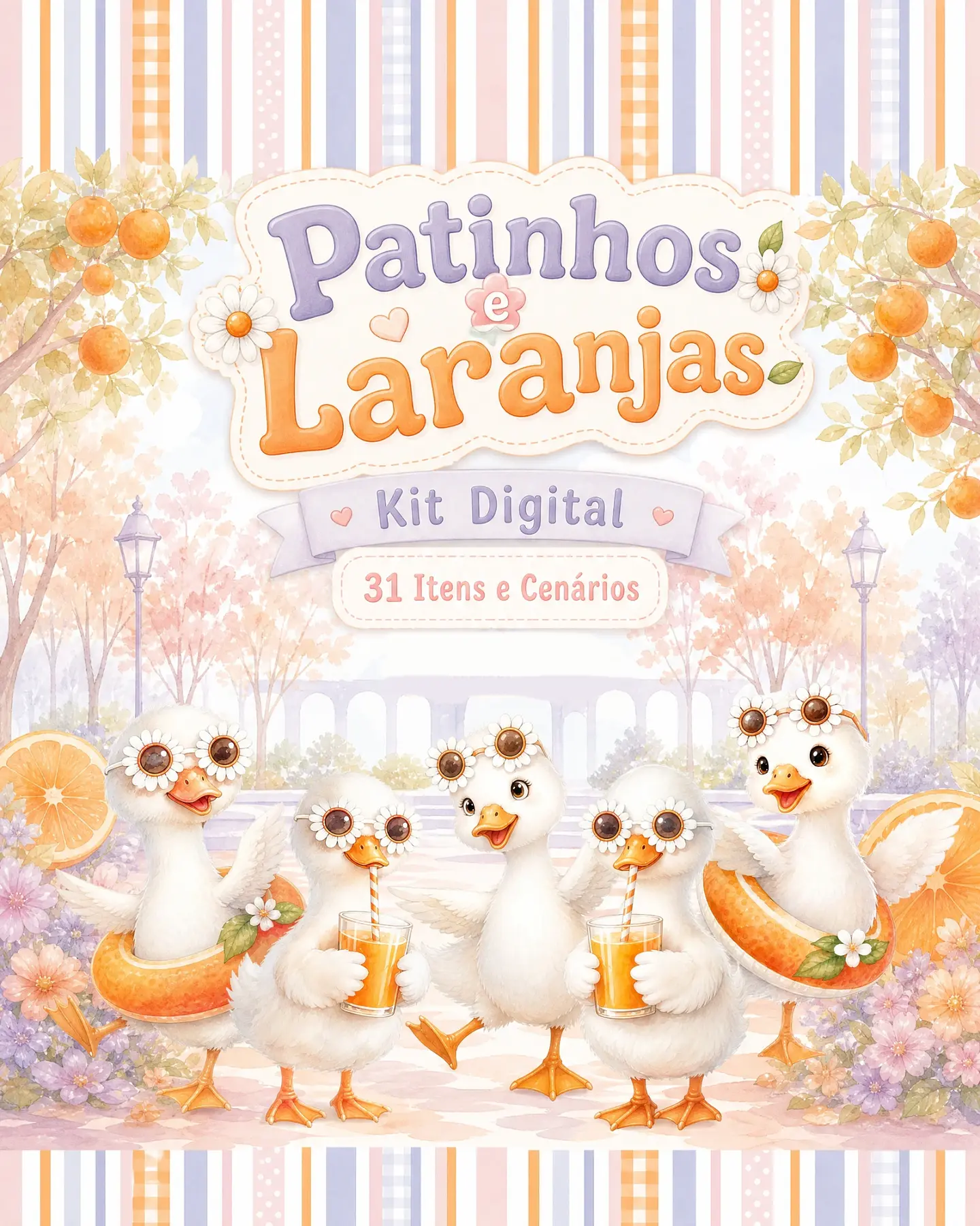 Patinhos Laranjas - Kit Digital 1