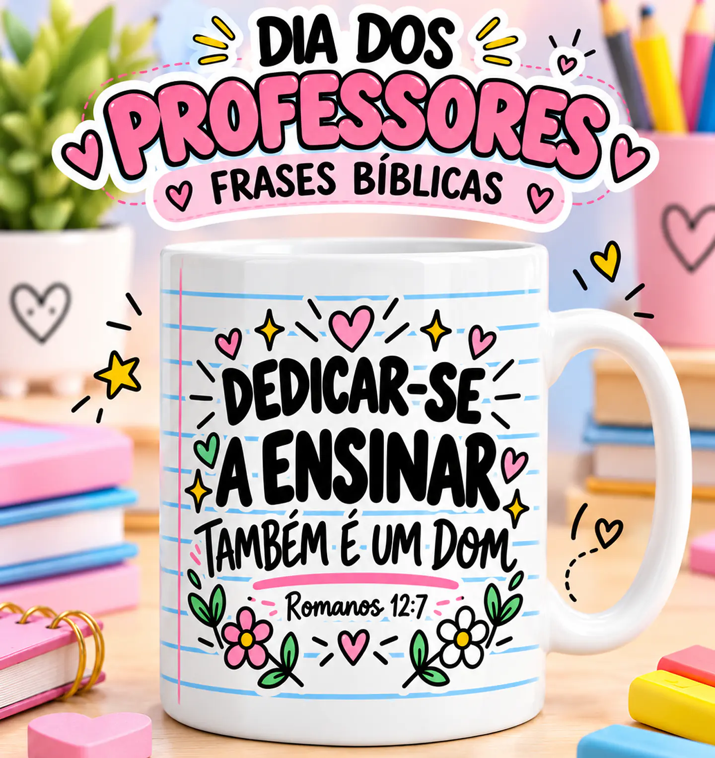 Dia dos Professores | Frases Bíblicas - Sublimação 2