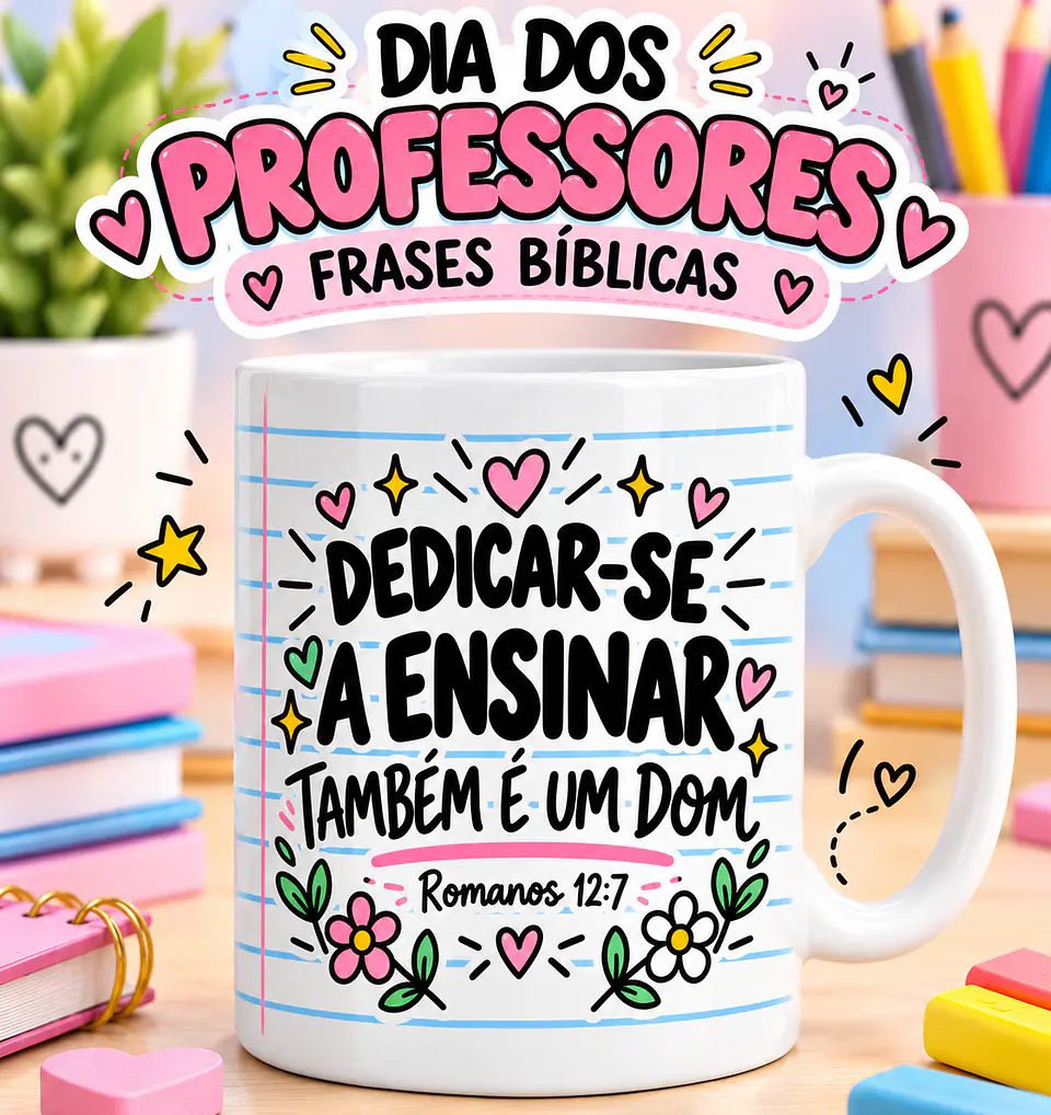 Dia dos Professores | Frases Bíblicas - Sublimação 2