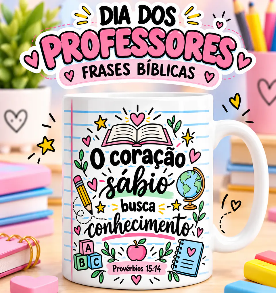 Dia dos Professores | Frases Bíblicas - Sublimação 7