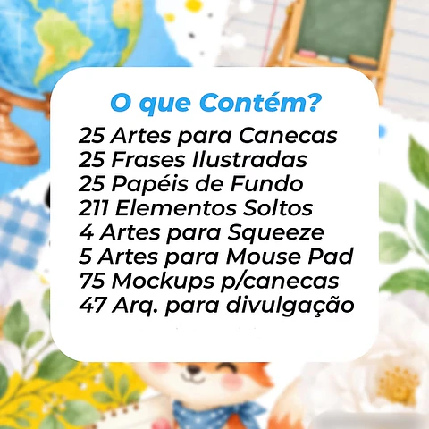 Coleção Dia dos Professores - Sublimação