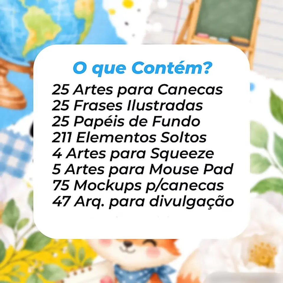 Coleção Dia dos Professores - Sublimação 2