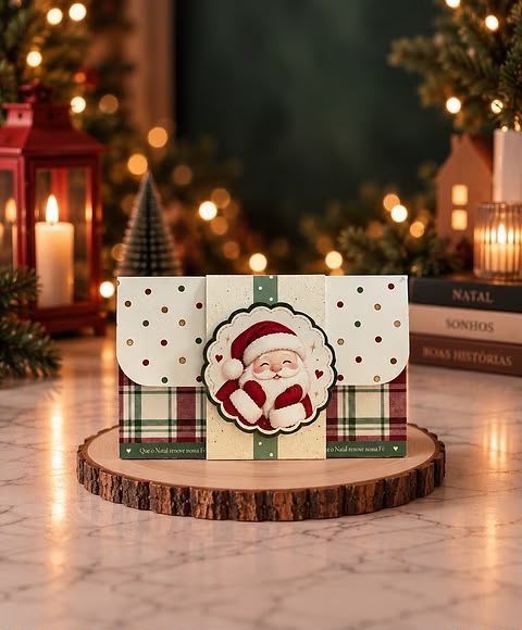 Caixa para KitKat - Natal 3