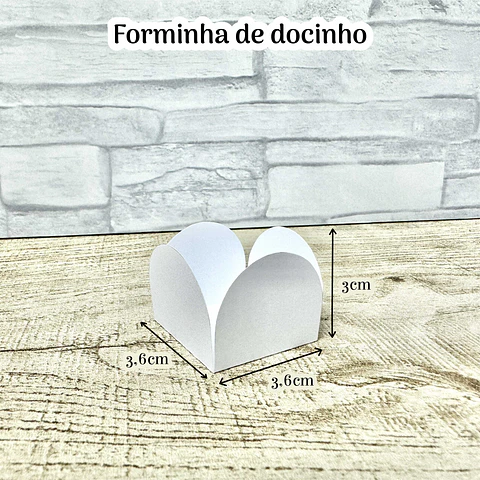 Molde Limpo - Forminha de Docinho