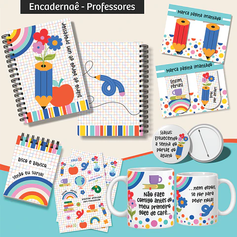Combo Encadernação - Dia dos Professores