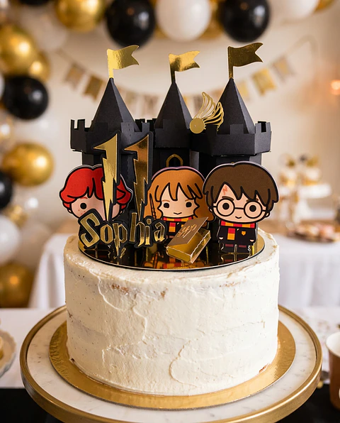 Harry Potter - Topo de Bolo Cenário