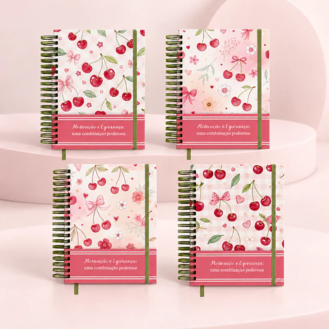 Caderno A5 - Cerejinha