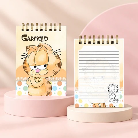 Caderno A5 + Bloquinho A6 – Garfield