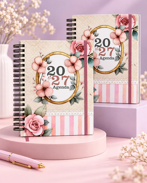 Agenda Datada A5 2027 - Encadernação