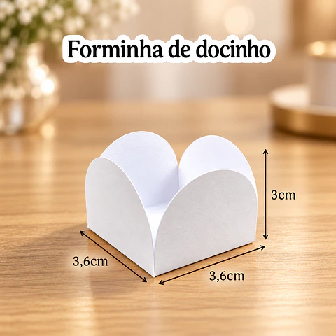 Molde Limpo - Forminha de Docinho