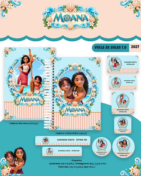 Moana - Volta às Aulas 2027