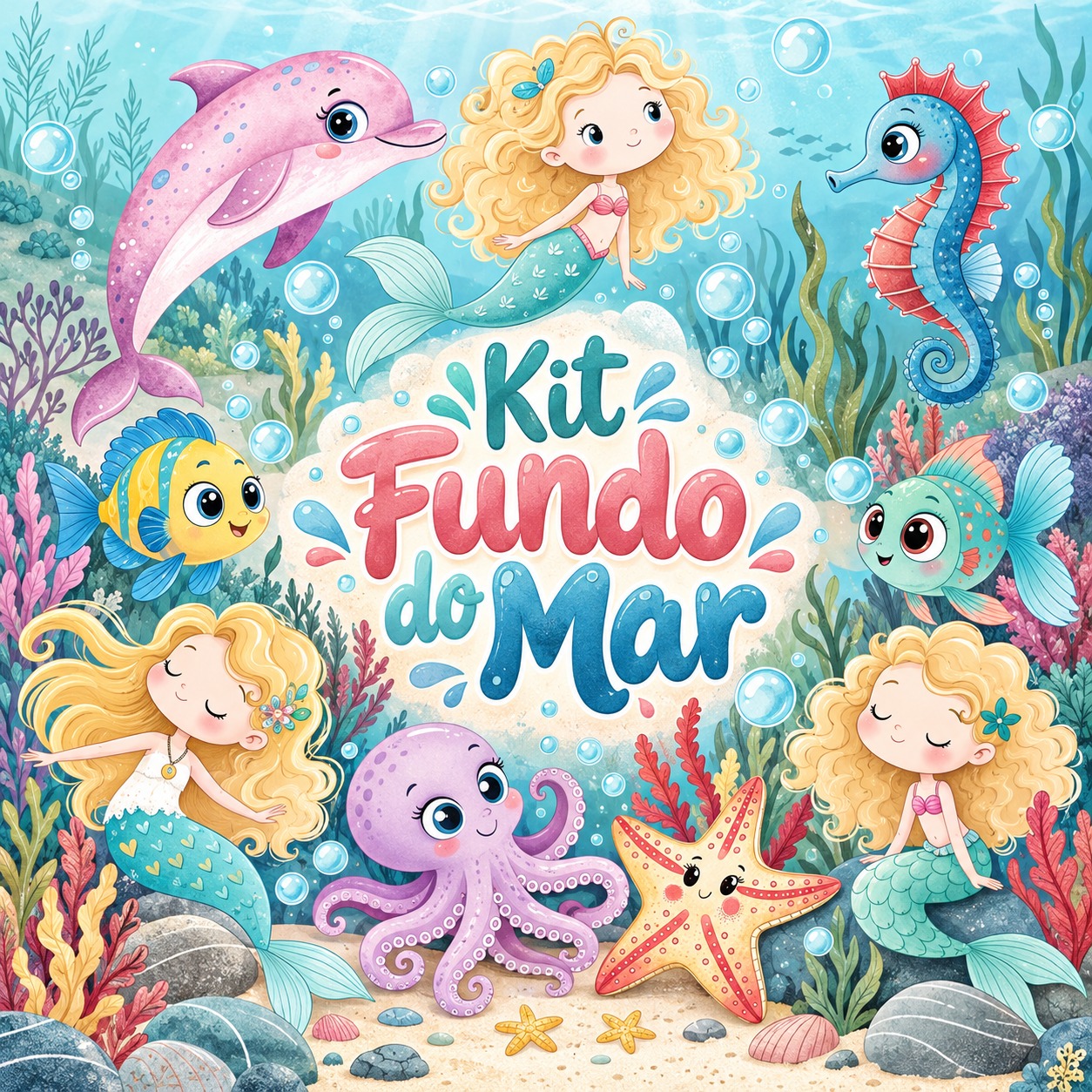 Fundo do Mar - Kit Digital 1