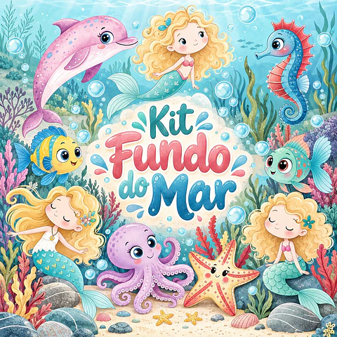 Fundo do Mar - Kit Digital