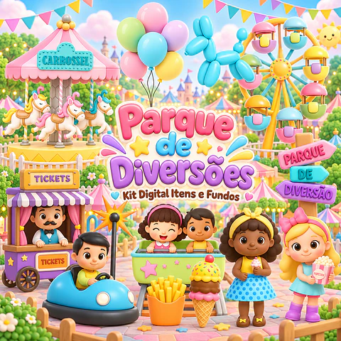 Parque de Diversões - Kit Digital
