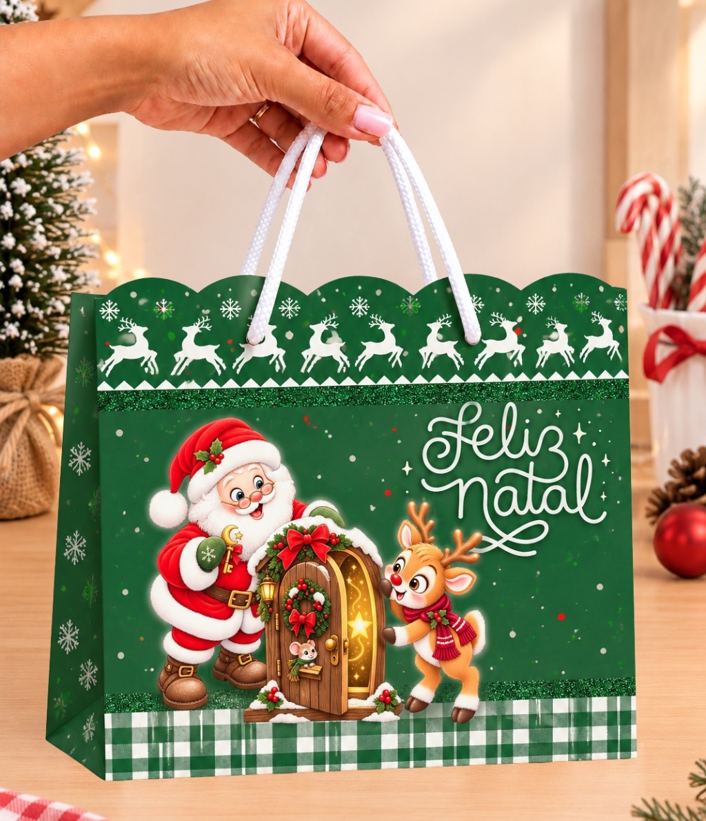 Kit 10 Sacolas - Natal 3