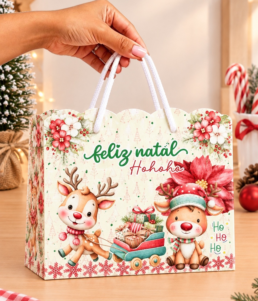 Kit 10 Sacolas - Natal 1