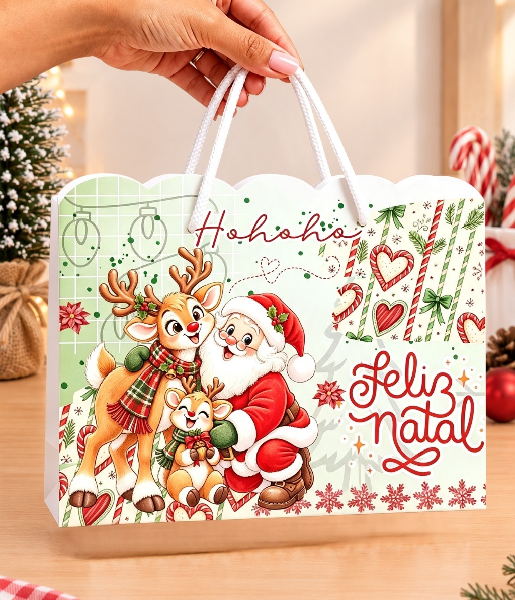Kit 10 Sacolas - Natal 10