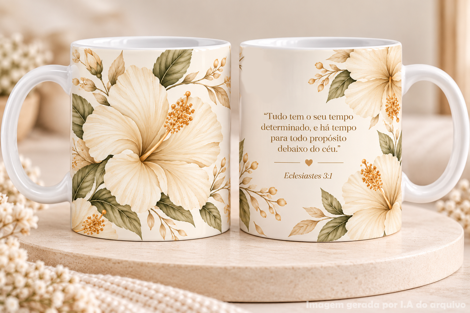 Caneca Eclesiastes 3:1 - Sublimação 1