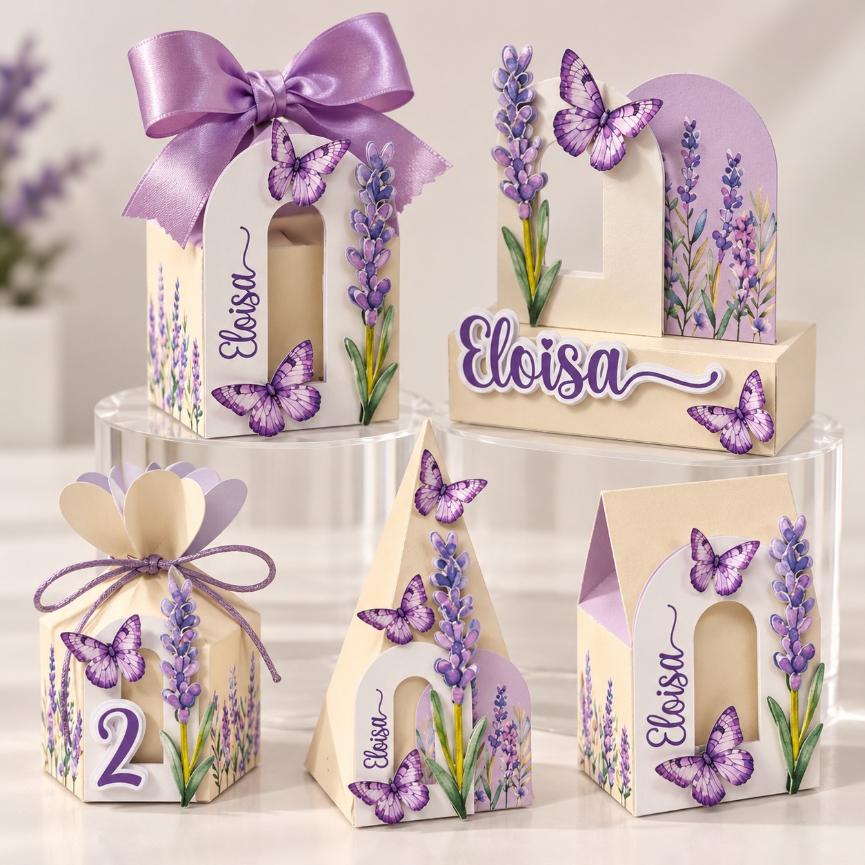 Floral Lavanda - Arquivo de Corte / Festa 1