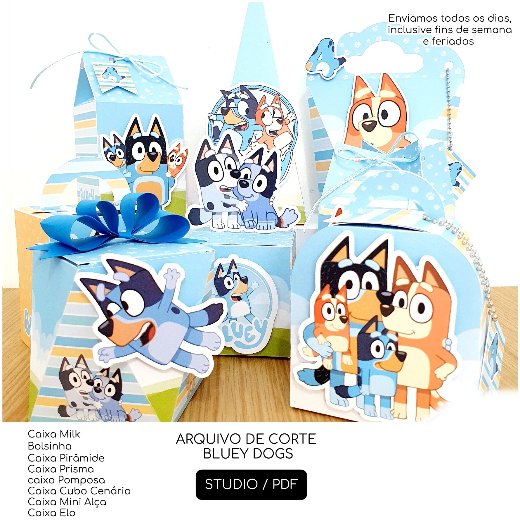 Bluey - Arquivo de Corte / Festa 1