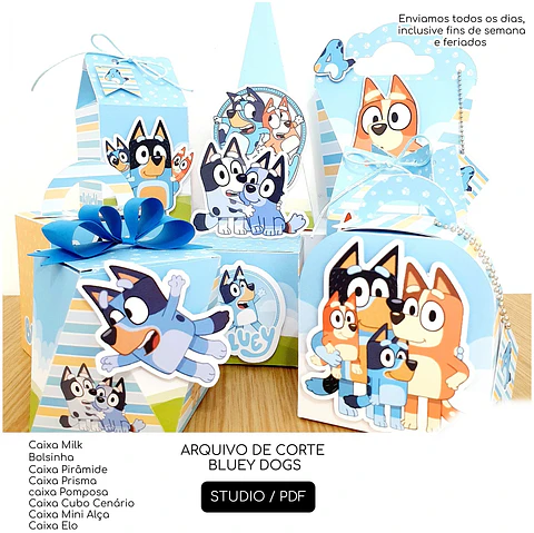 Bluey - Arquivo de Corte / Festa
