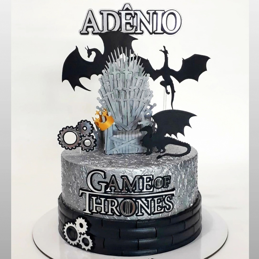 Topo de Bolo - Game of Thrones 1