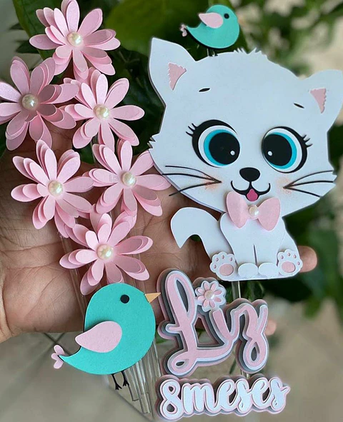 Topo de Bolo - Gatinho