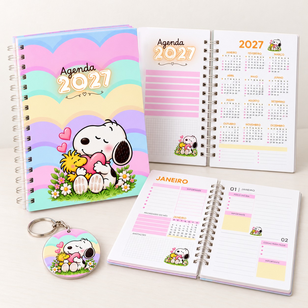 Agenda A6 e Slim 2027 - Snoopy 1