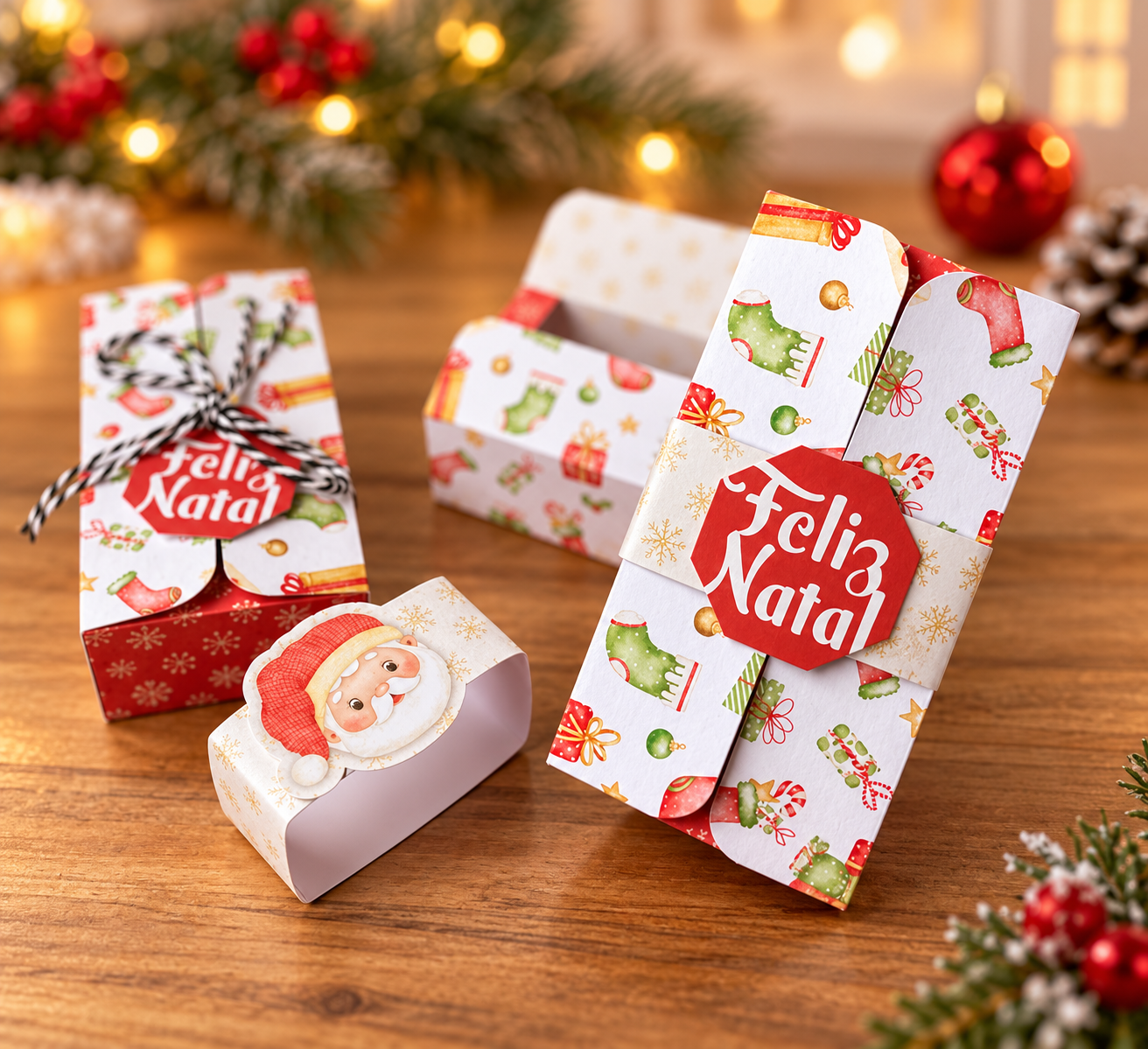 Caixinha Presente - Natal 1