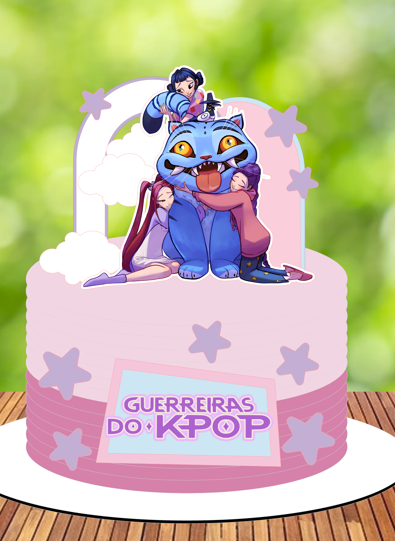 Topo de Bolo - Guerreiras do K-Pop 1