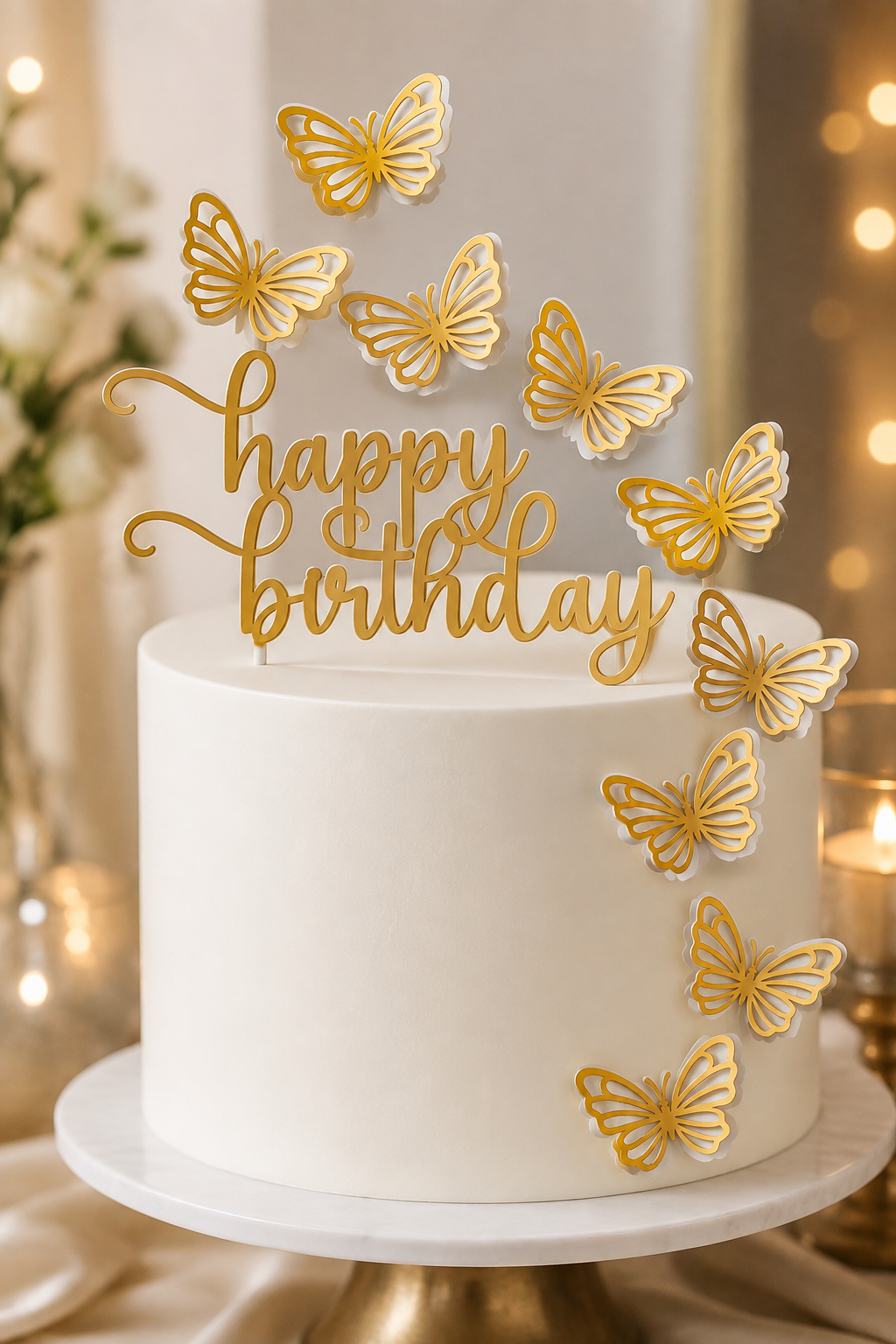 Topo de Bolo - Happy Birthday 1