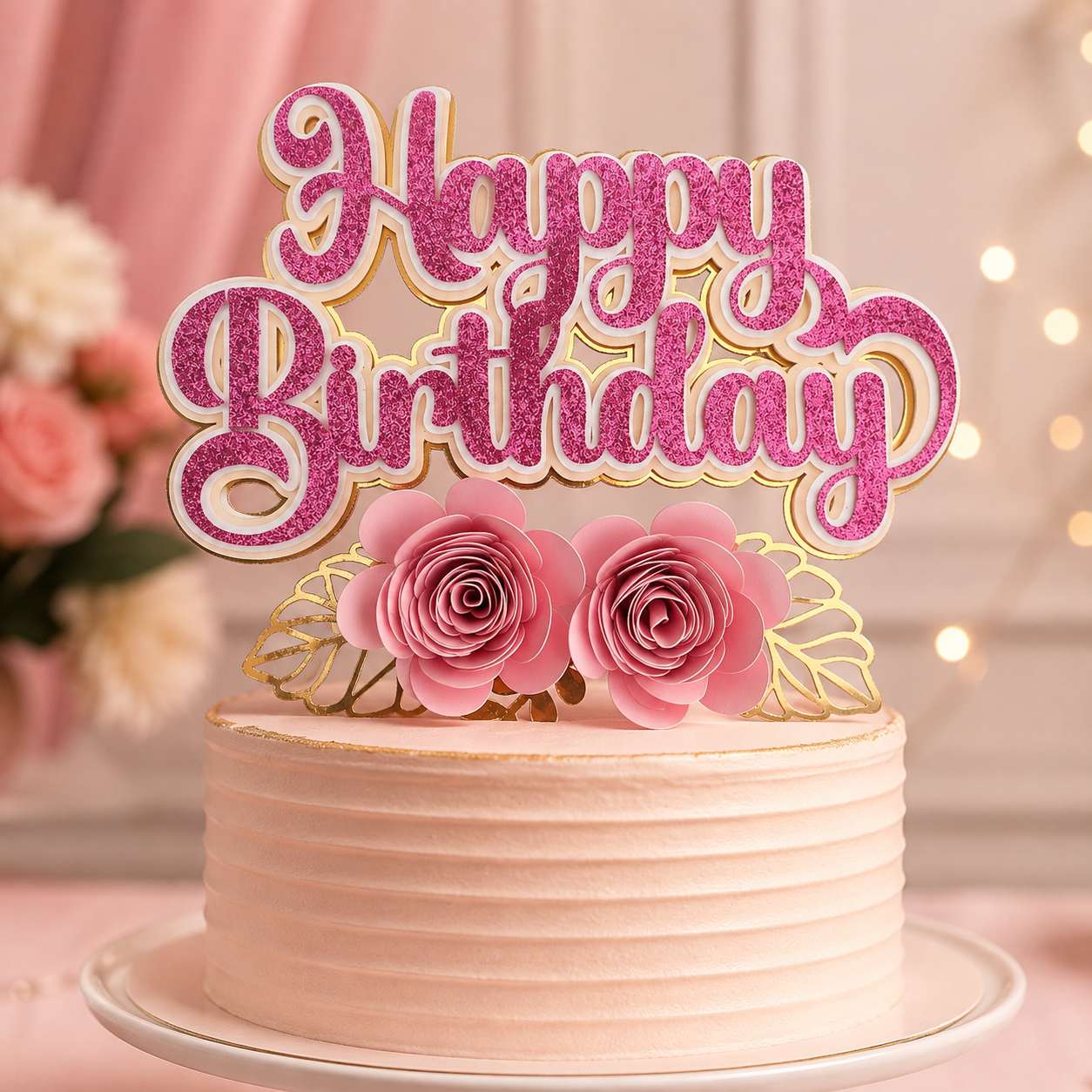 Topo de Bolo - Happy Birthday 1