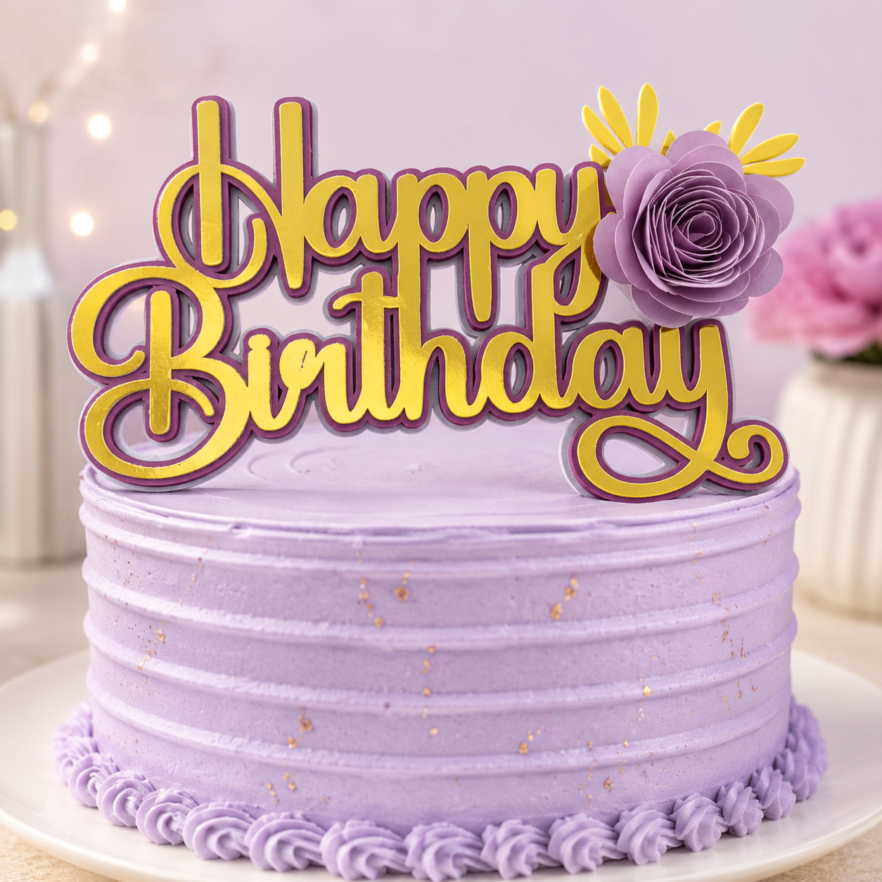 Topo de Bolo - Happy Birthday 1