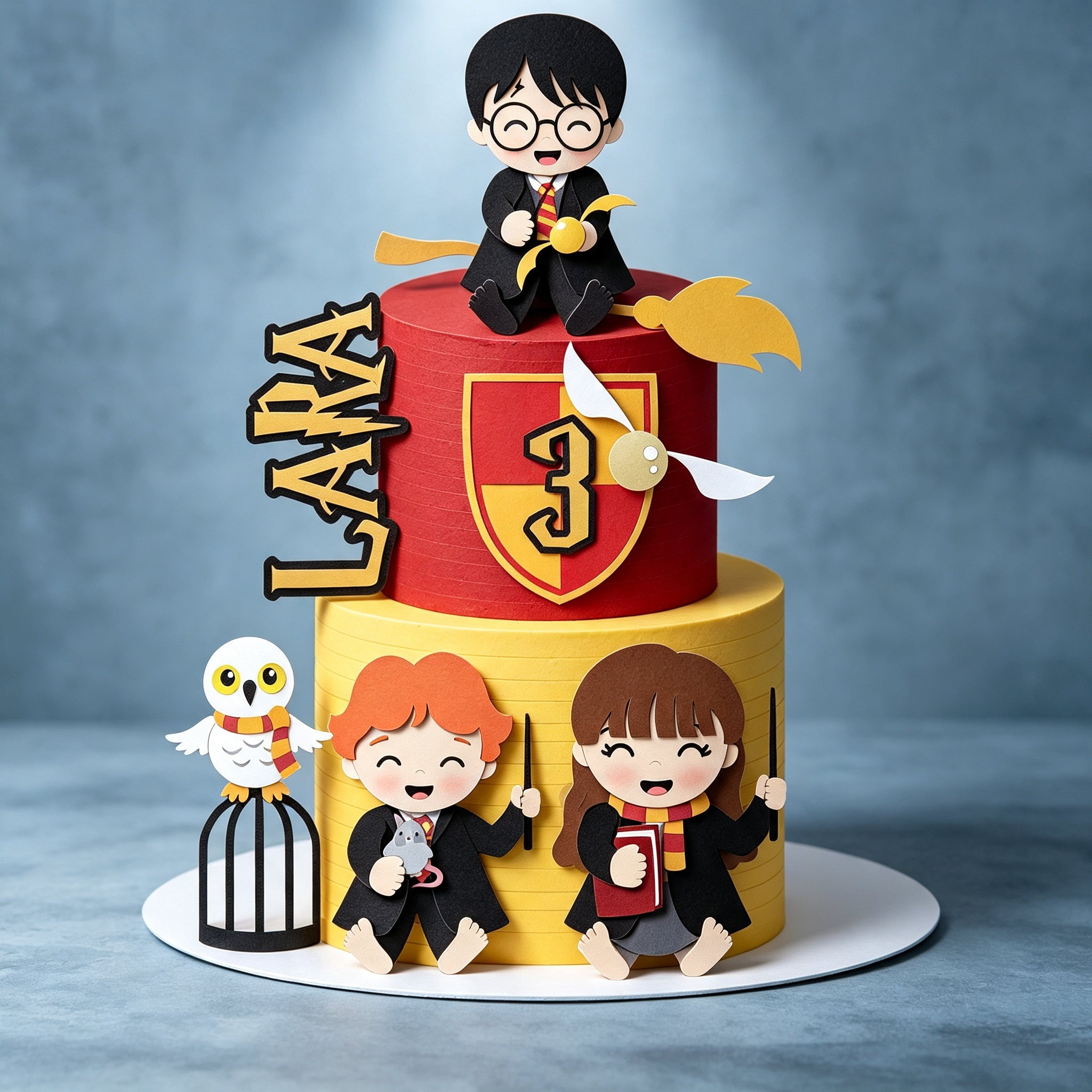 Topo de Bolo - Harry Potter  1