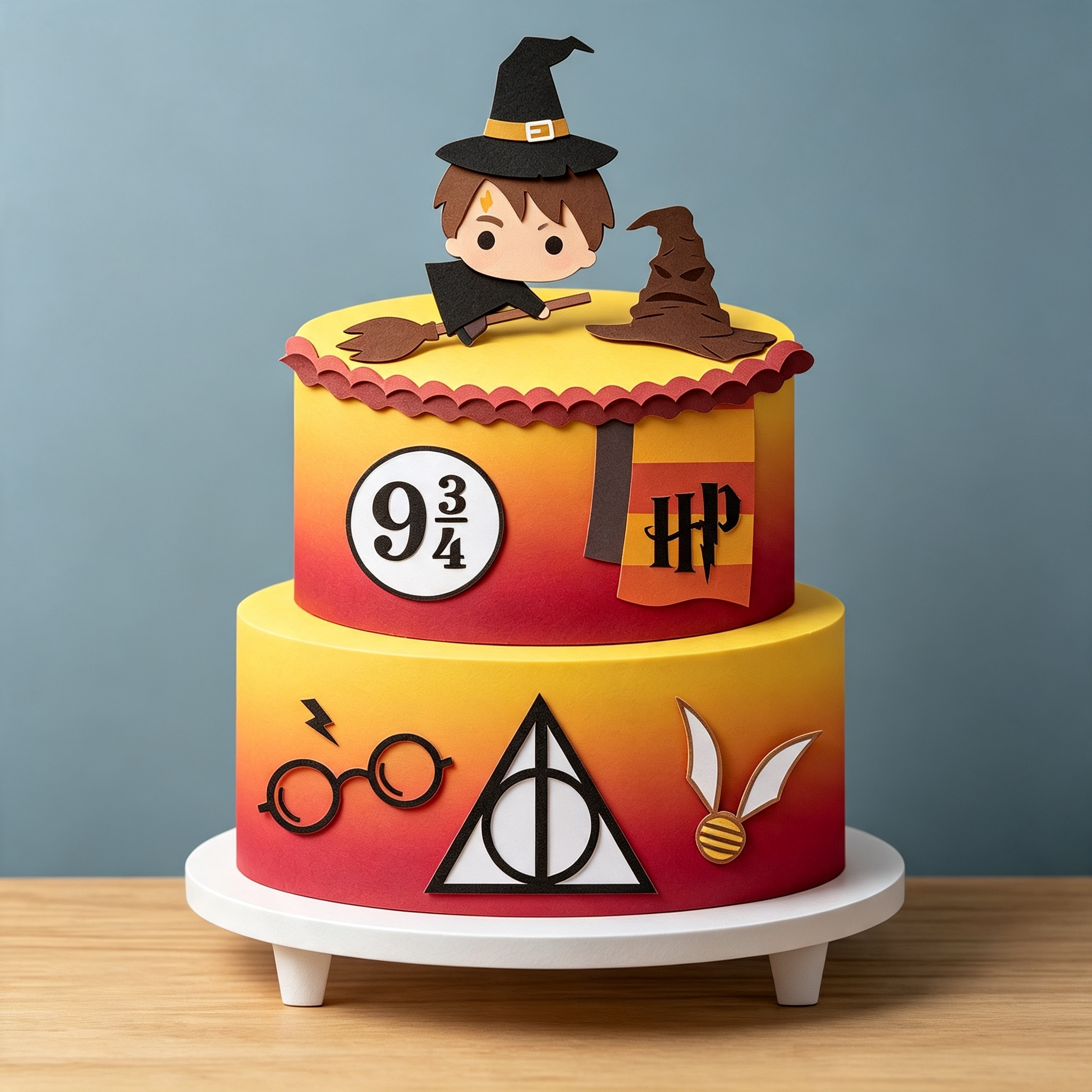 Topo de Bolo - Harry Potter  1