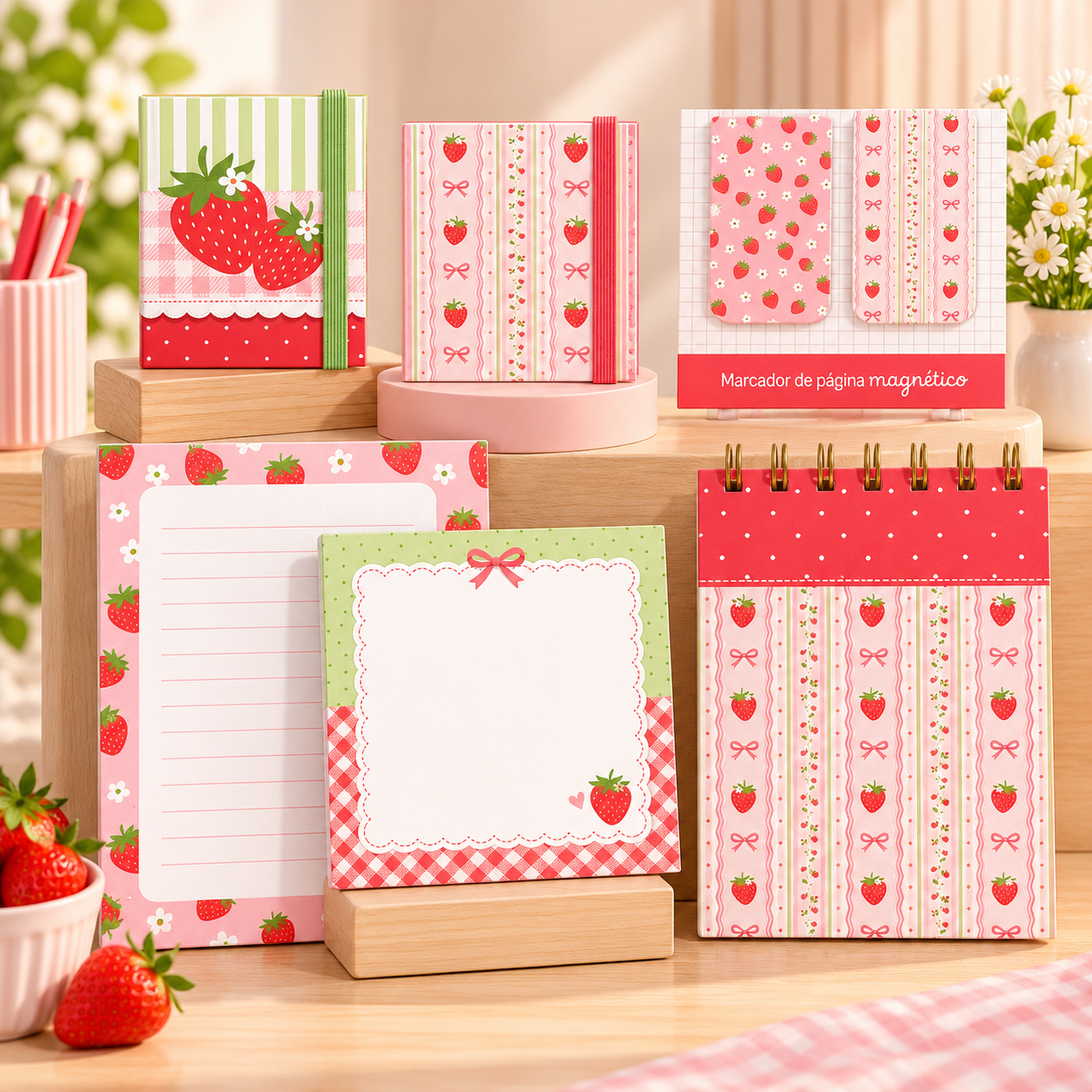 Mini Kit Moranguinhos - Encadernação 1