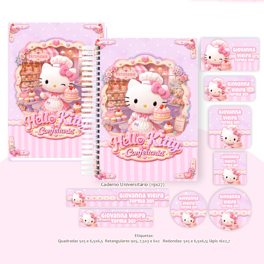 Hello Kitty Confeitaria - Volta às Aulas 2027 1