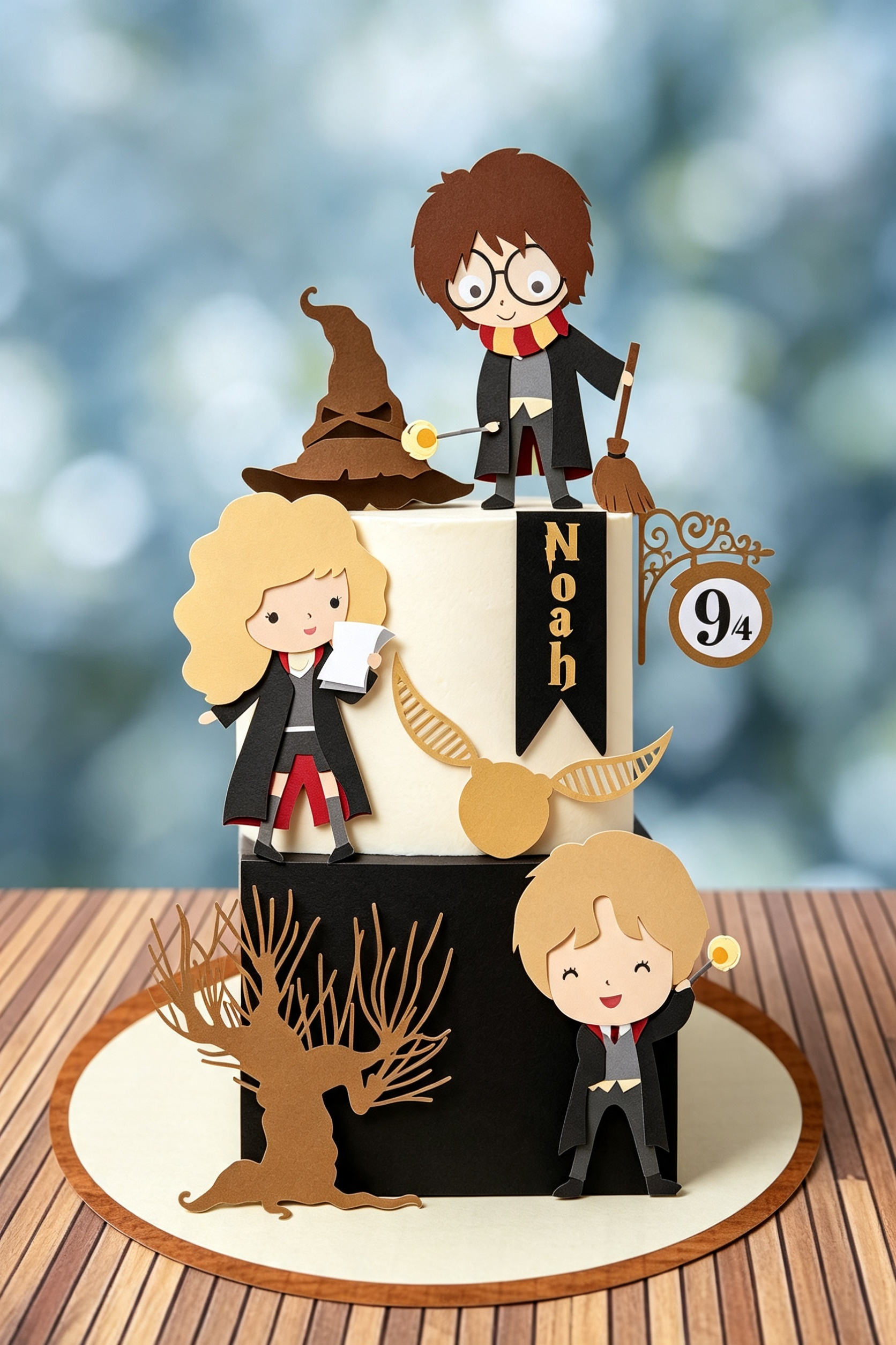 Topo de Bolo - Harry Potter  1