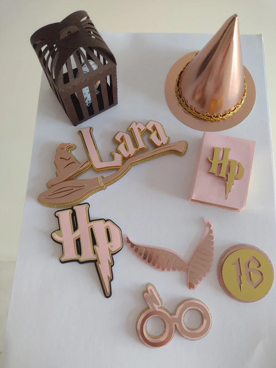 Topo de Bolo - Harry Potter  1