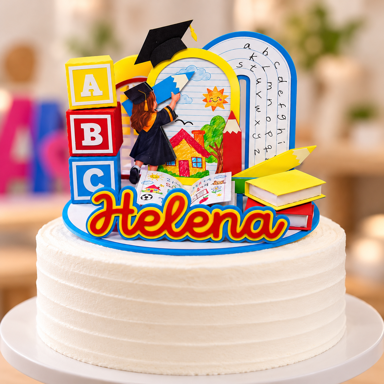 Formatura Abc - Topo de Bolo Cenário 1