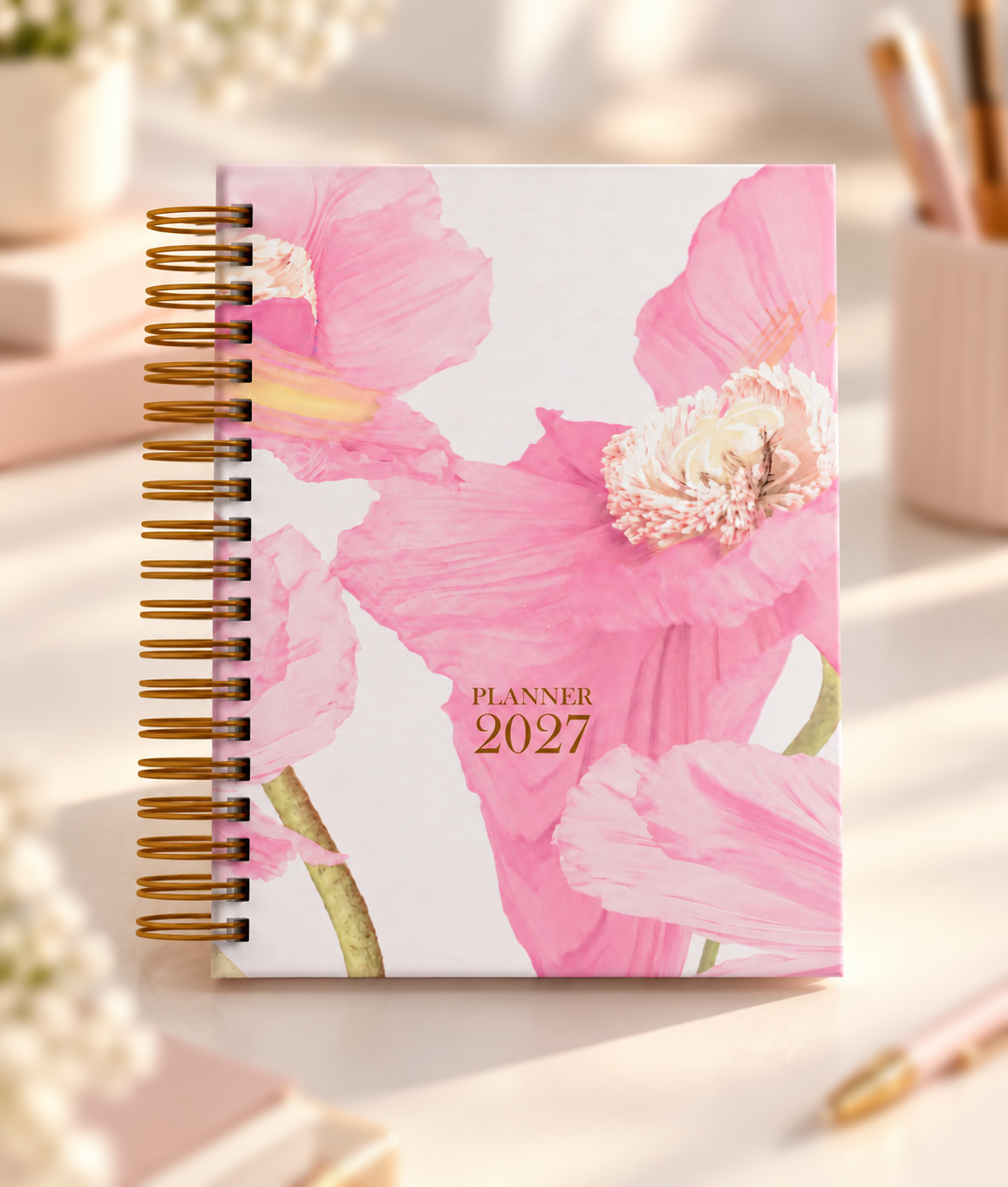 Planner Rosa 2027 - Encadernação 4