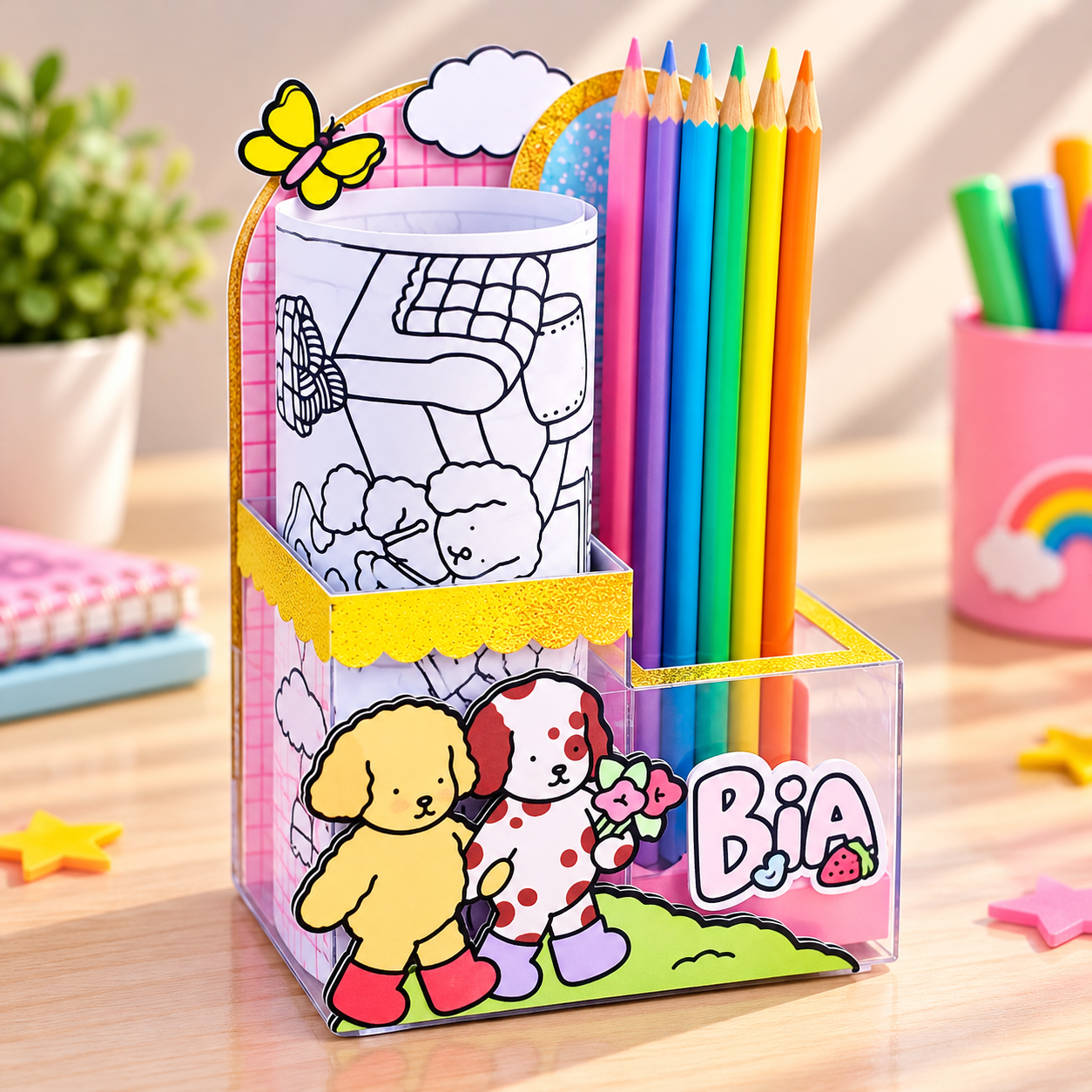 Kit de Colorir  Acetato - Arquivo de Corte  1