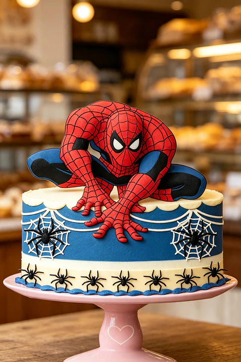 Topo de Bolo - Homem Aranha 