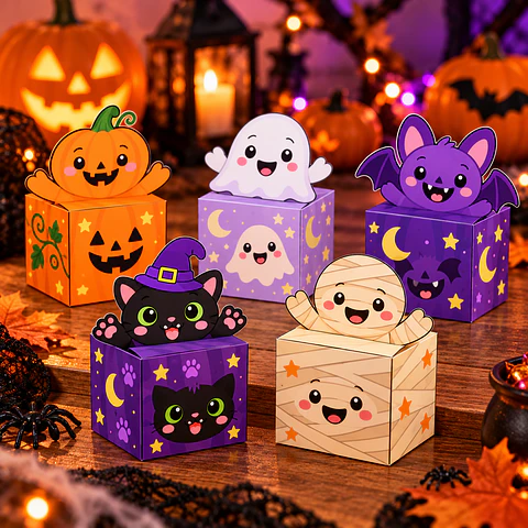 Caixas Cubo - Halloween