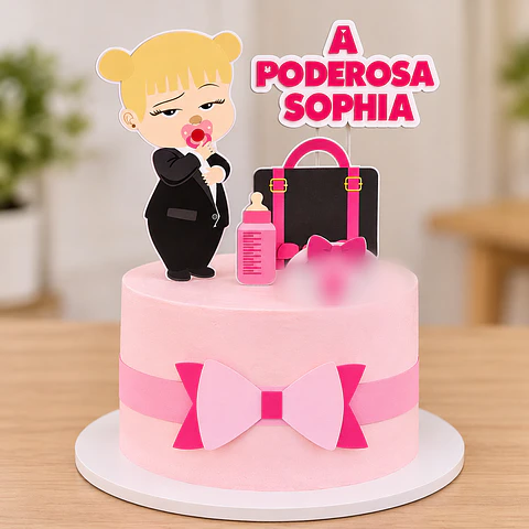 Topo de Bolo - A Poderosa Chefinha 