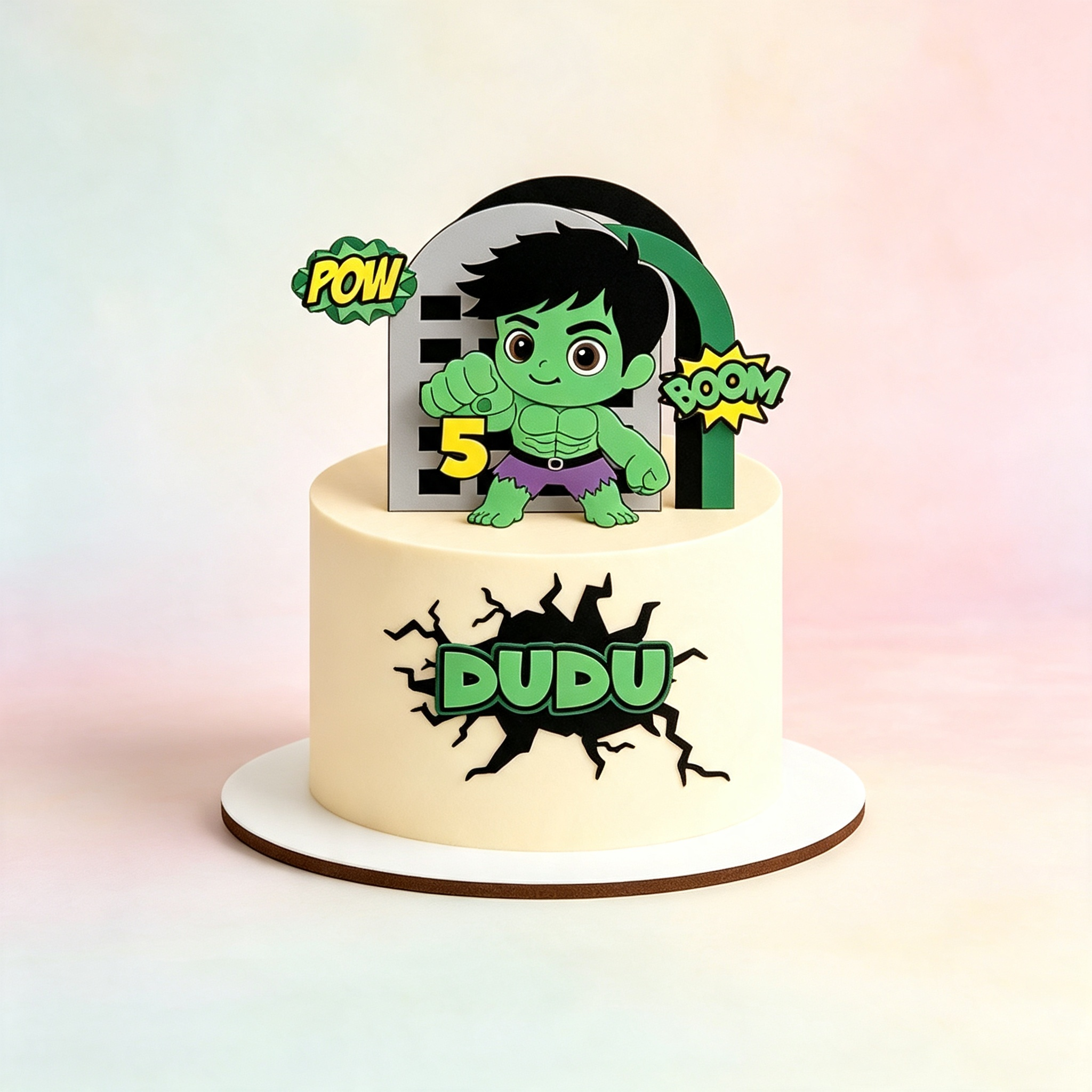 Topo de Bolo - Hulk 1