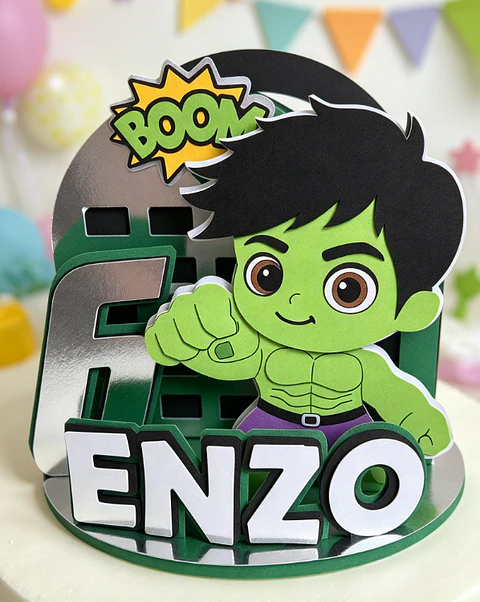 Hulk - Topo de Bolo Cenário