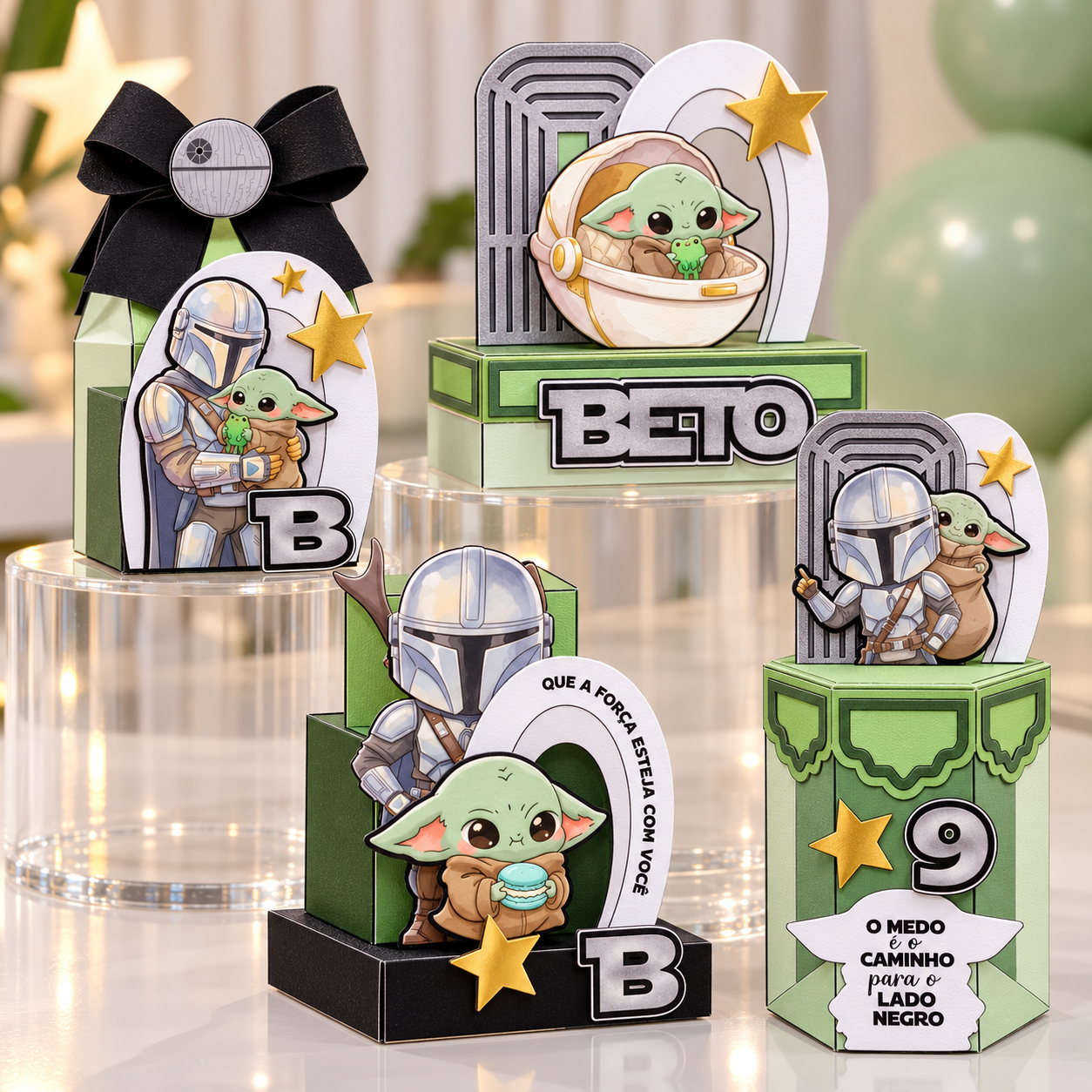 Baby Yoda - Arquivo de Corte / Festa 1
